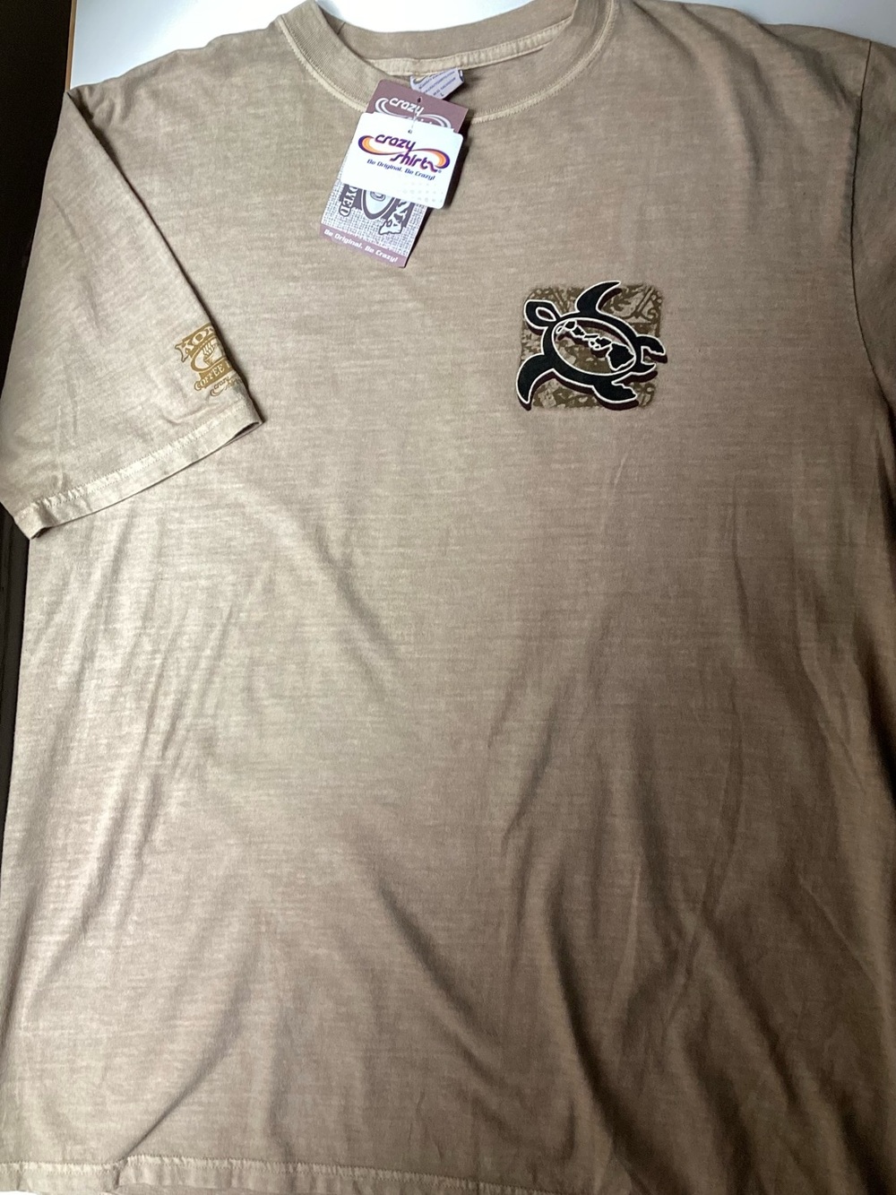 Crazy Shirts Paradise Honu-Kona Coffee Dyed S/SL T-Shirt
